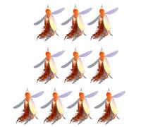 GANYKQ 10Pcs/Set Cats Teaser Toy for Wand Kits Bells- Cats Teaser Refills Wand Attachments Refills Cats Exercise