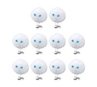 GANYKQ 10Pcs/Set Cats Teaser Toy for Wand Kits Bells- Cats Teaser Refills Wand Attachments Refills Cats Exercise