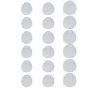 GANYKQ 18pcs/ Soft Silicone Ear Tip Replacement Earbuds for in-Ear Headphones Earphones Access Black White Clear