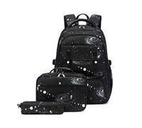 GANYKQ 3Pcs Girls Backpack with Insulated Lunch Bag Pencil Bag School Bags Bookbags for Girls with Lunch Bag