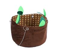 GANYKQ Bird Hanging Hammock for Cage Plush Bed Parrot for Sleeping Playing for Winter