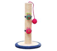 GANYKQ Cats Post Climbing Tree Cat Scratcher with Teaser Toy Scratch Post Cat Tree Sisalhemp Furniture Protector