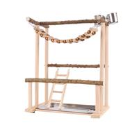 GANYKQ Climbing Toy for Birds Pet Climbing Decoration Swing Training Perch Parrots Cage Toy Gym Chew Toy Playstand
