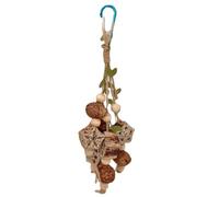 GANYKQ Colorful Hanging Parrot Bird Molar Toy Articles Parrot Pet Bird Toy for Parrot Training Bird Swing Biting Toy