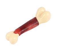 GANYKQ Dog Chew Toy Bone Shaped Molar Stick for Small Dogs Care Nylon and Rubber Toothbrush 4.7"