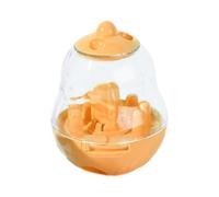 GANYKQ Funny Cat Feeder Toy Teasing Wobble Toy Interactive Toy for Indoor Kitten Food Leaking Self Feeder Pet Toy