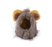 GANYKQ Funny Cat Hat Furry Costume Birthday Pet Accessories Supplies Pet Wear Adjustable Sticker