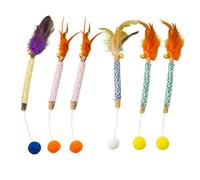 GANYKQ Grass Chew Sticks for Boredom Cats Kitten Licking Care Chewing Cat Removal Teaser Toy 6PCS