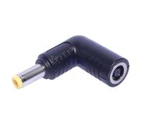 GANYKQ Laptops Conversion Head Charging Adapter DC6.0x3.7 Female to 8 Different Size Power Adapters Elbow Plugs 1PC