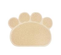 GANYKQ Litter Mat Cat-Paw Shaped Proof Trapping Scatter Control Trapping Litter Mat Water