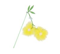 GANYKQ Lovely Cat Toy Funny Simulation Fish with Bells Funny Exercise Teaser Stick Toy for Kitten with