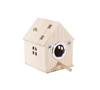 GANYKQ Parrot Breeding Box Hanging Bird Nest Bird Cage House Wood Mating Box for Parakeets Cockatiel Budgies Conure