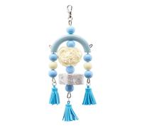 GANYKQ Parrot Chewing Acrylic Beaded Toy Resistances Bird Tearing Toy Cockatiels Training Hanging Birds Cage Supplies