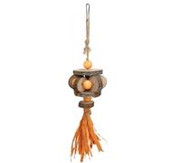 GANYKQ Small Animal Chew Toy for Bird Parrots Chewing Toy Corn Bracts Fruit Wood for Chewing Teeth Grinding