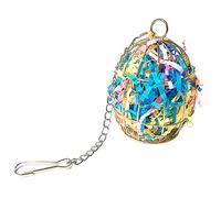 GANYKQ Small Bird Feeder Hanging Fat Holder Outdoor Metal Bird Treat Box Toy Proof for Finches Sparrows