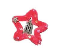 GANYKQ Star Clip Sweet Cool Girl Five-pointed Star Diamonds Hairpin Clip Love Bangs Clip Hair Clip Hair Accessories