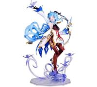 Ganyu Cartoon Game PVC Action Figure Statues Model Butterfly Ganyu Anime Character Collection Cake Topper Decoration (C 28CM)