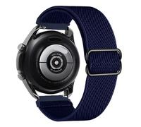 GANYUU 20mm 22mm Nylon Strap For Gamrmin Vivoactive3 4 5 Venu2 HR Plus Sq Adjustable Elastic Bracelet For Forerunner265/255/245/645/754/735/945/955 Approach S12 Watchbands(Blue,22mm)