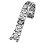 GANYUU 22mm Stainless Steel Watchband For Tag Heuer CARRERA Arc End WatchBand Wrist Bracelet Deployment Man watch strap(Silver,22mm)