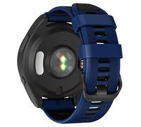 GANYUU 22mm Watch Band For Garmin Forerunner 965/Forerunner 955/Forerunner 945/Forerunner 935, Soft Silicone 22mm Replacement Watch Bands(Sapphire Black)