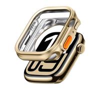 GANYUU Case for Apple Watch S10 42mm 46mm, No Screen Protector, Full HD TPU Case for iWatch Series 10, dorado, S10 46mm
