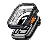 GANYUU Case for Apple Watch S10 42mm 46mm, No Screen Protector, Full HD TPU Case for iWatch Series 10, Black, S10 46mm