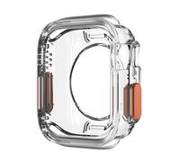 GANYUU Case for Apple Watch Ultra 10 9 8 7 46mm 42mm 45mm 41mm 44mm 40mm Soft TPU Shockproof Protective Full Bumper Cover for iwatch series 6 5 4 SE Case(Transparent,40mm)