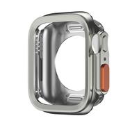 GANYUU Case for Apple Watch Ultra 10 9 8 7 46mm 42mm 45mm 41mm 44mm 40mm Soft TPU Shockproof Protective Full Bumper Cover for iwatch series 6 5 4 SE Case(Titanium,41mm)
