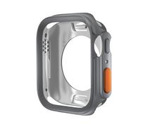 GANYUU Change To Ultra Case for Apple Watch Case 45mm 44mm 41mm 40mm TPU Soft Cover for Iwatch Series 9 8 7 6 SE 5 4 Upgrade Ultra 2 1 49mm Watch Case(Grey,S10 42MM)
