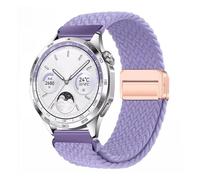 GANYUU Nylon Strap 22mm 20mm For Huawei Watch GT4/Pro 46mm/GT3/GT2 2e Breathable Bracelet For Samsung Watch 6/5/4/3/Gear S3 Watchbands(Lavender,For other 22mm)