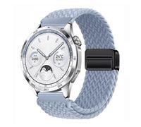 GANYUU Nylon Strap 22mm 20mm For Huawei Watch GT4/Pro 46mm/GT3/GT2 2e Breathable Bracelet For Samsung Watch 6/5/4/3/Gear S3 Watchbands(Light purple,For other 20mm)