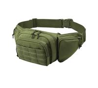 GANYUU Outdoor Tactical Gun Waist Bag Holster Chest Combat Camping Sport Hunting Athletic Shoulder Sling Fanny Pack Backpack for Men(Army Green)