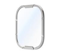 GANYUU Screen Protector Tempered Glass for Apple Watch Ultra 2 49mm Glass Metal Bumper Anti-Scratch iWatch Series Ultra 49MM Accessorie(Titanium color)