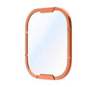 GANYUU Screen Protector Tempered Glass for Apple Watch Ultra 2 49mm Glass Metal Bumper Anti-Scratch iWatch Series Ultra 49MM Accessorie(Orange)