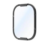 GANYUU Screen Protector Tempered Glass for Apple Watch Ultra 2 49mm Glass Metal Bumper Anti-Scratch iWatch Series Ultra 49MM Accessorie(Black)
