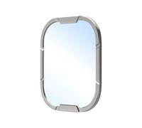 GANYUU Stainless Steel Metal Frame Glass For Apple Watch Ultra 1 2 49mm Bumper Frame Housing Protector for iWatch Series SE 9 Ultra2(Titanium)