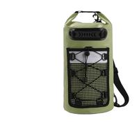 GANYUU Swimming PVC Pack Dry Bag Backpack for Women Men 10L 20L Waterproof Shoulder Kayak Trekking Drifting Rafting Surfing Boating Bag(Green,10L)