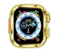 GANYUU Watch Case For 44mm 45mm 46mm 42mm 49mm Metal Watch Case(Bright Gold,44mm), Bright Gold, 44mm
