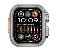 GANYUU Watch Case For 44mm 45mm 46mm 42mm 49mm Metal Watch Case (Grey, 42mm), gris, 42mm