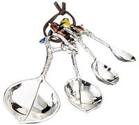 Ganz 4-Piece Set, Birds Measuring Spoon, One Size, Silver