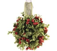 Ganz 5 Inch Mistletoe Kissing Ball Ornament by Ganz