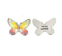 Ganz Keepsake Enjoy The Journey Colorful Butterfly Pocket Charm (Loved)