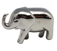 Ganz Lucky Little Elephant Token Charm, Metal, Cubic Zirconia