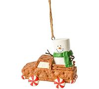 Ganz S'Mores Graham Cracker Truck Christmas Tree Ornament 3.3 Inch Multicolor