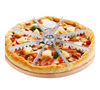 Ganzer Tortenschneide - Tortenstück-Ausstecher, 6~10 Portionen Kuchenausstecher | Kuchenkrustenschneider, Kochzubehör aus Aluminiumlegierung für Käsekuchen, schnelles Schneiden für runde Pizza und dr