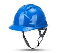 GANZTECH Blue ABS Safety Helmet,EN398 certified,with Air Vents and Adjustable Head Band，Height Endurance Lightweight Construction,Helmet Industrial Hardhats for Building,Construction and Work Sites.