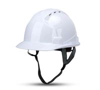 GANZTECH White ABS Safety Helmet,EN398 certified,with Air Vents and Adjustable Head Band，Height Endurance Lightweight Construction,Helmet Industrial Hardhats for Building, Construction and Work Sites.