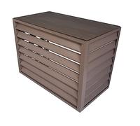 GAOAZHEN Outdoor Mini Split Air Conditioner Cover Sturdy Aluminum Anti Theft Cover for Noise Reduction and Enhanced Security Perfect for Concealing and Protecting Your AC Unit from the Elements