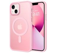 GaoBao Strong Magnetic for iPhone 13 Mini Case, Slim Fit iPhone 13 Mini Phone Case [Compatible with MagSafe] Classic Shockproof Translucent Matte Protective Cover for iPhone 13 Mini 5.4", Tender Pink