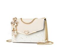 Gaobaozhu Clutch Purse Evening Bag With Bow Pendant for Women - Envelope Handbag With Chain Shoulder Strap - Crossbody for Wedding, Party, Daily Use - Girls' Gift